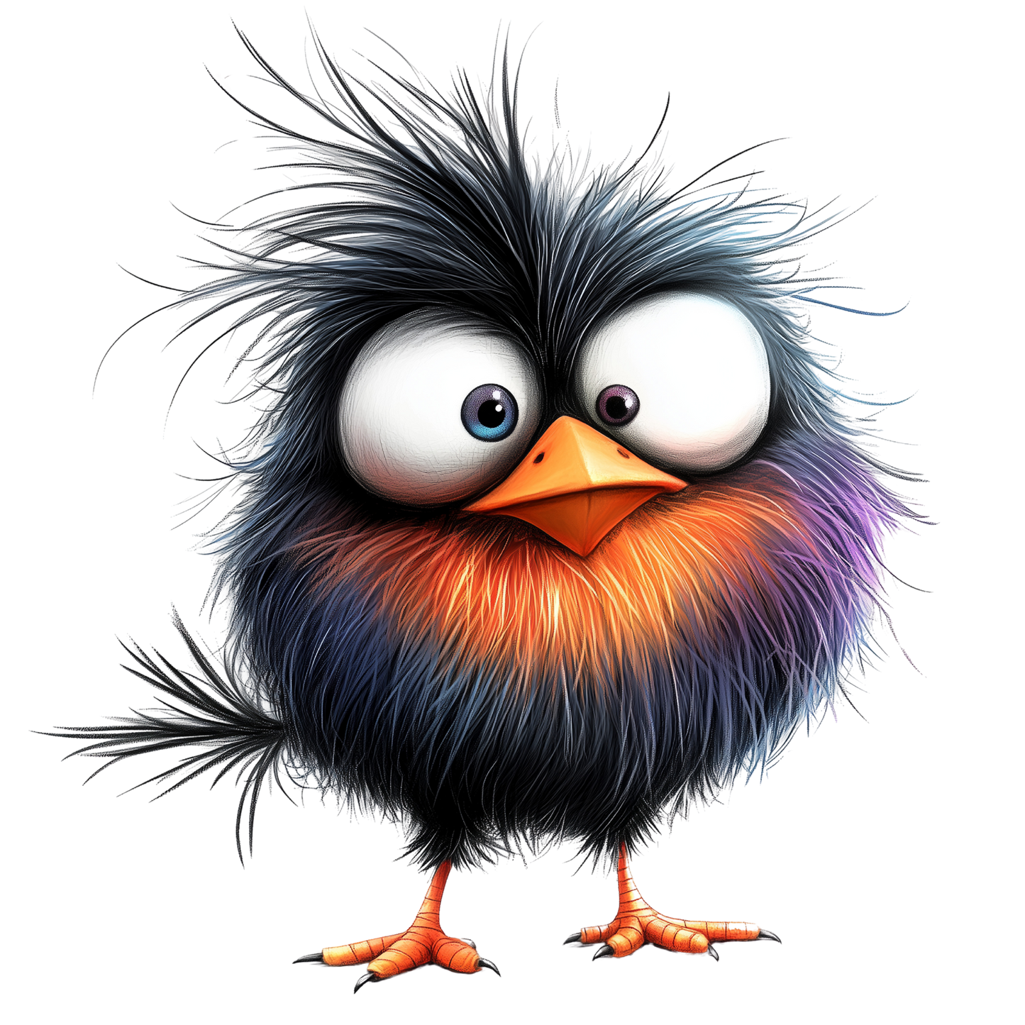 Angry Cartoon Men T-Shirt Cotton