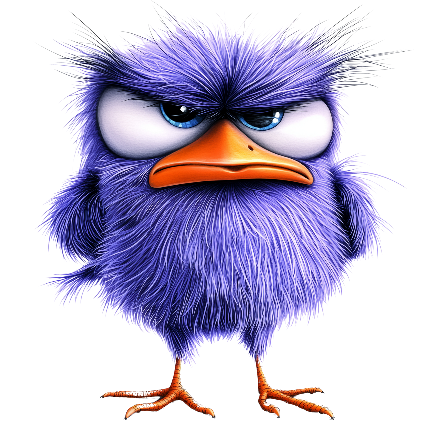 Boys Angry Cartoon White Tshirt