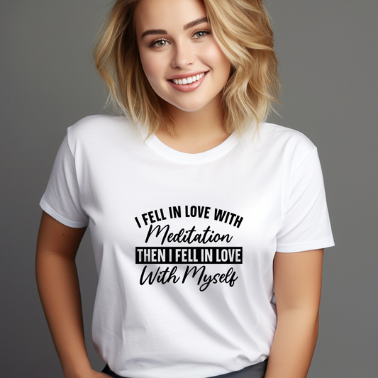 Fell in Love with Yoga - Female T-Shirt
